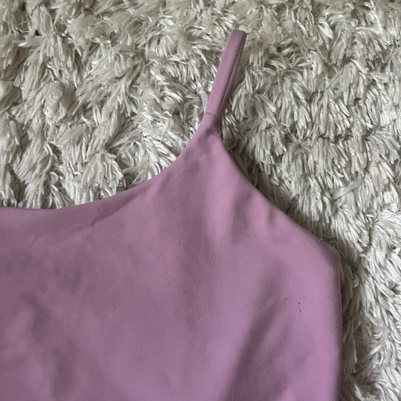 Athletic Crop Top- Built in Bra - Picture 3 of 3